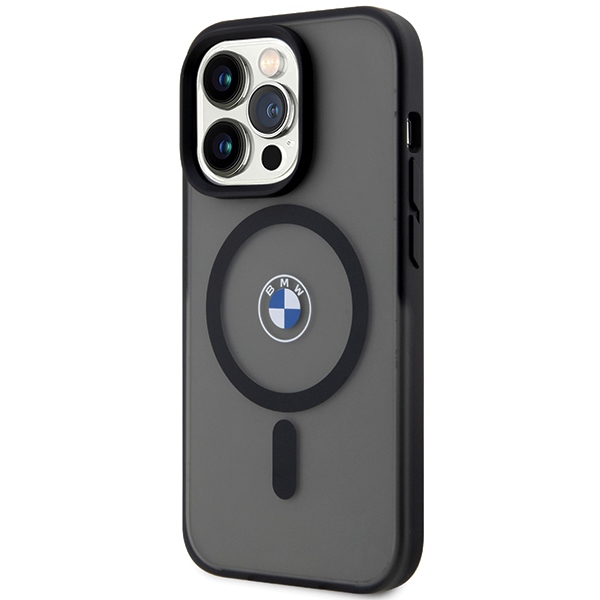 BMW iPhone 15 Pro Case IML Signature MagSafe, Black
