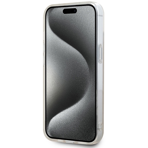 DKNY iPhone 15 / 14 / 13 Case IML Mono & Stripe MagSafe, Pink