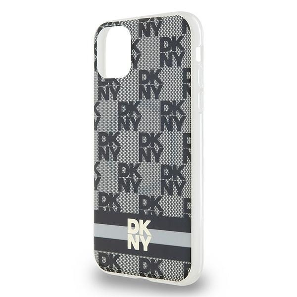 DKNY iPhone 11 / XR Case IML Checkered Mono Pattern MagSafe, Black