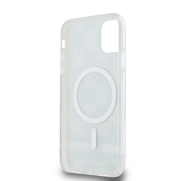 DKNY iPhone 11 / XR Case IML Checkered Mono Pattern MagSafe, Black