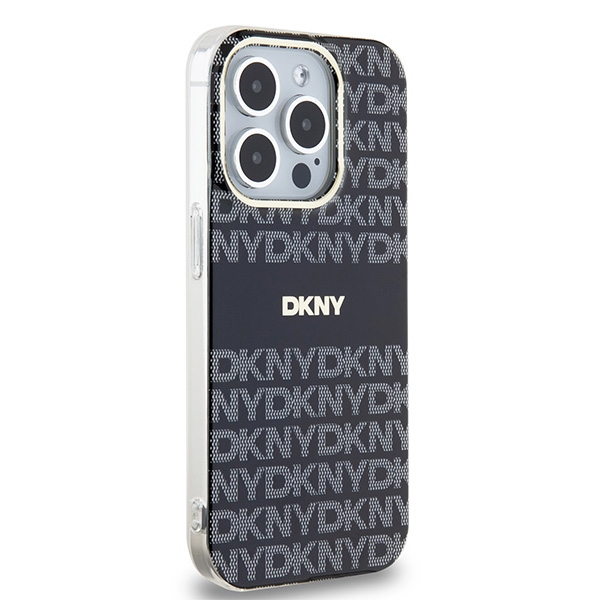 DKNY iPhone 13 Pro Max Case IML Mono & Stripe MagSafe, Black