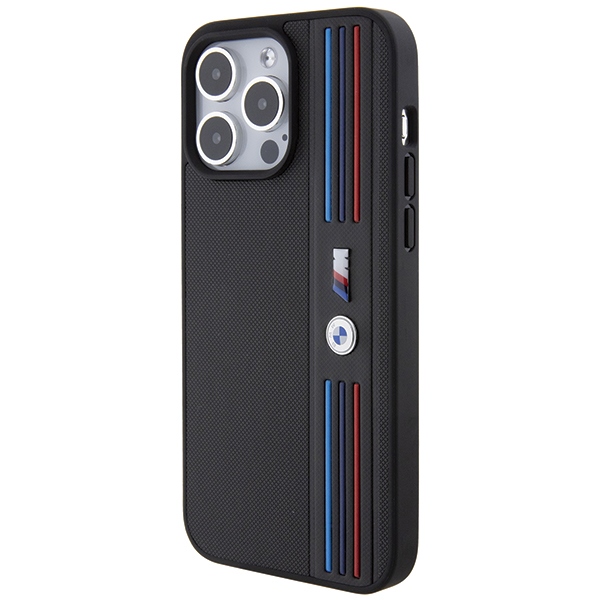 BMW Tricolor M Collection case for iPhone 15 Pro - black