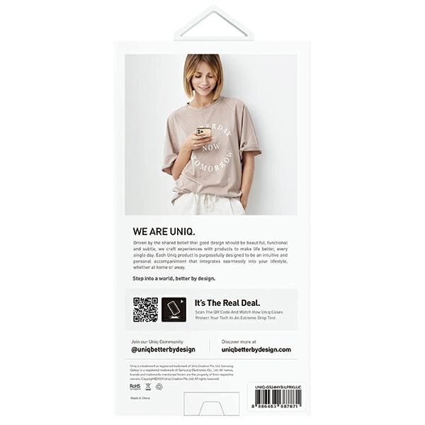 Uniq LifePro Xtreme case for Samsung Galaxy S24 - transparent and glitter