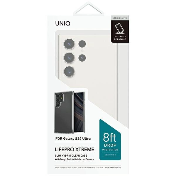 Uniq LifePro Xtreme case for Samsung Galaxy S24 Ultra - transparent