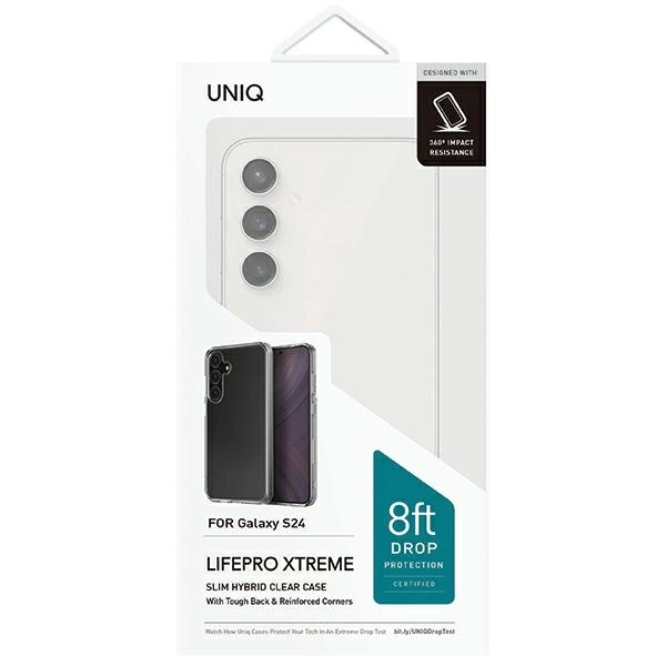 Uniq LifePro Xtreme case for Samsung Galaxy S24 - transparent