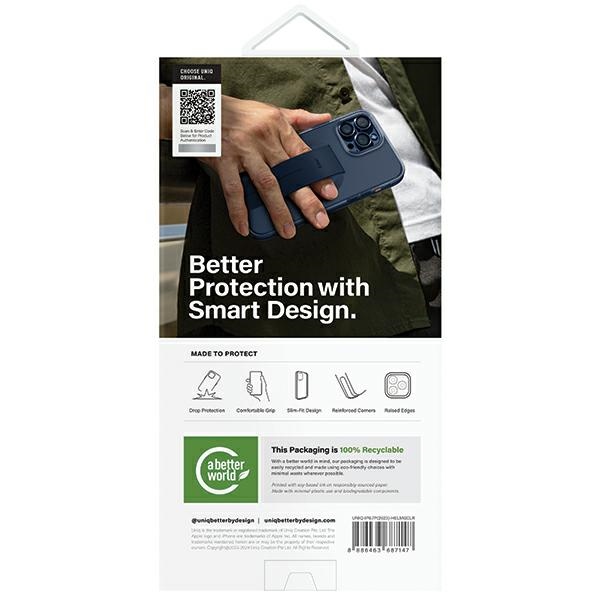 Uniq Heldro Mag Case for iPhone 15 Pro Max, Transparent