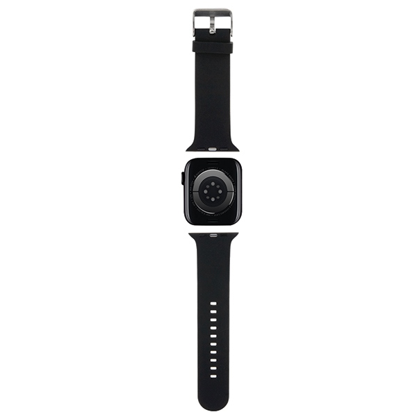 Karl Lagerfeld Apple Watch 38/40/41mm Strap 3D Rubber Karl&Choupette, Black