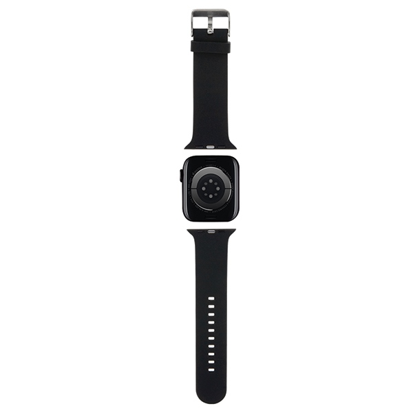 Karl Lagerfeld Apple Watch 42/44/45/49mm Strap 3D Rubber Karl Head, Black