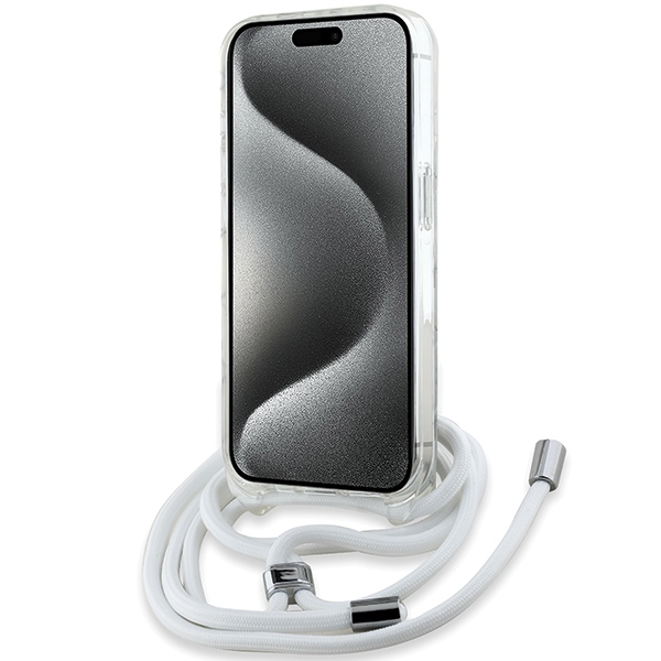 Karl Lagerfeld iPhone 13 Pro Max Case IML Choupette Head & Cord MagSafe, Transparent
