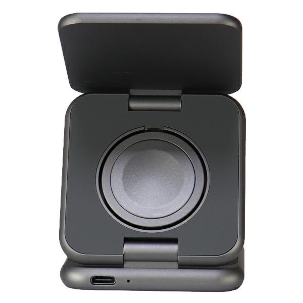 Audi Big Logo Foldable 3-in-1 Wireless Charger, Gray