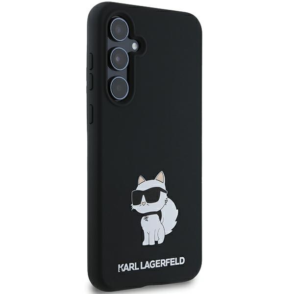 Samsung Galaxy A55 ( SM-A556B/DS ) Karl Lagerfeld Silicone Choupette Case Cover, Black | Чехол Кейс...
