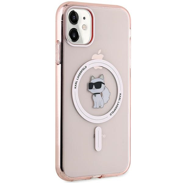 Karl Lagerfeld iPhone 11 / XR Case IML Choupette MagSafe, Pink