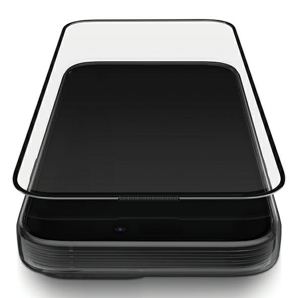 Uniq Optix Vivid glass for iPhone 15 Pro with applicator