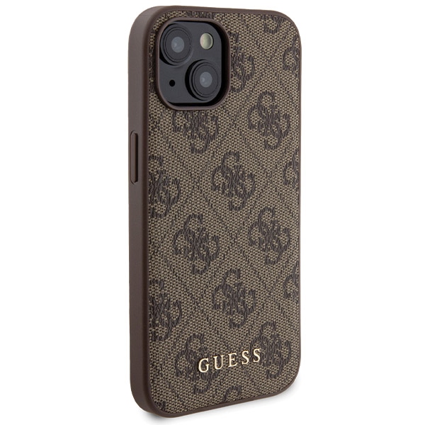Guess iPhone 15 Case & 5000mAh MagSafe Power Bank Set, Brown