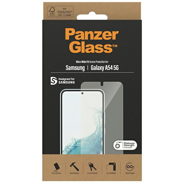 Закаленное стекло PanzerGlass Ultra-Wide Fit для Samsung Galaxy A54 5G