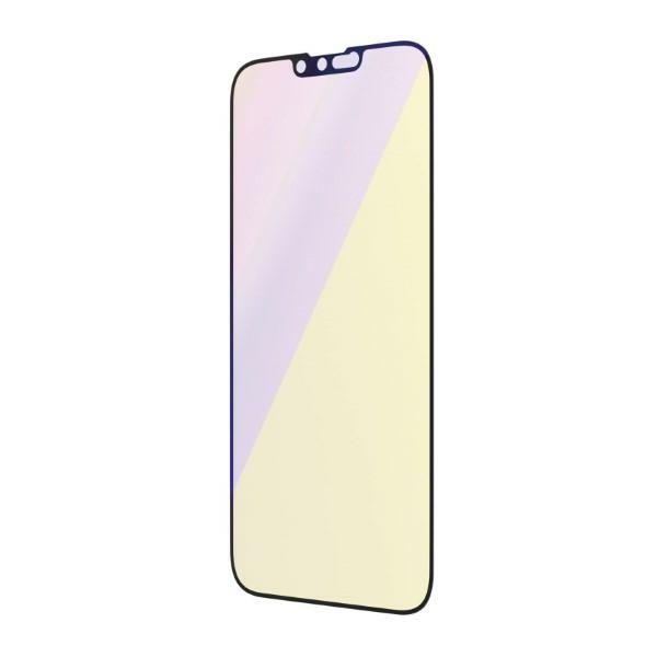 PanzerGlass Ultra-Wide Fit Antibacterial Tempered Glass with Blue Light Filter and Positioner for iPhone 14 Plus / 13...