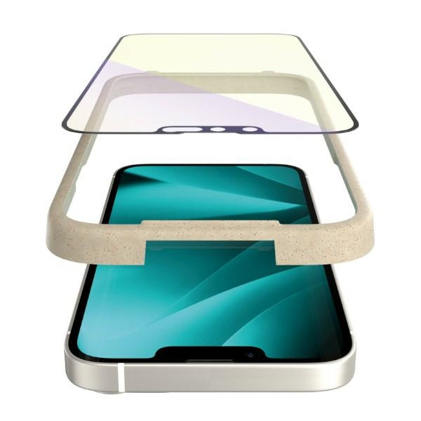 PanzerGlass Ultra-Wide Fit Antibacterial Tempered Glass with Blue Light Filter and Positioner for iPhone 14 Plus / 13...