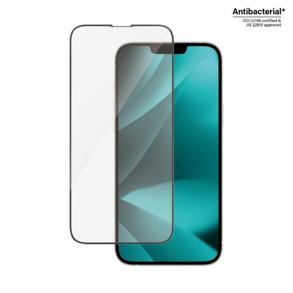 PanzerGlass Ultra-Wide Fit Antibacterial Tempered Glass with Positioner for iPhone 14 Plus / 13 Pro Max