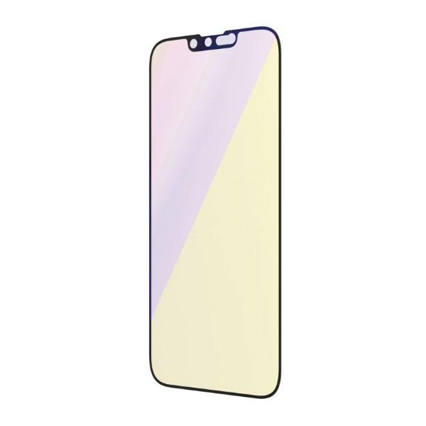 PanzerGlass Ultra-Wide Fit Antibacterial Tempered Glass with Blue Light Filter and Positioner for iPhone 14/13 Pro/13