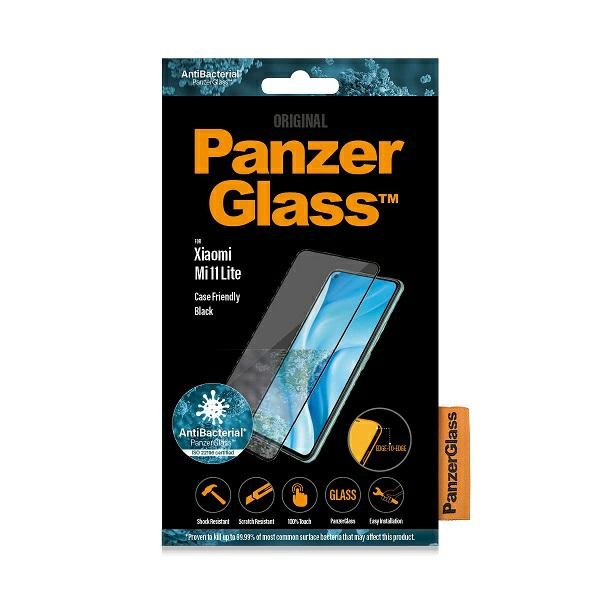 PanzerGlass Xiaomi Mi 11 Lite 5G Tempered Glass E2E, Black Frame