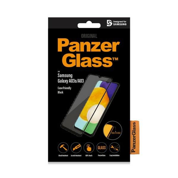 PanzerGlass Samsung Galaxy A03 Tempered Glass E2E, Black Frame