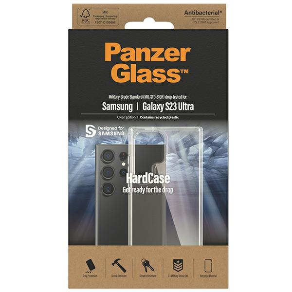 Samsung Galaxy S23 Ultra (SM-S918) PanzerGlass ClearCase Case Cover, Transparent | Telefona Vāciņš Maciņš Maks...