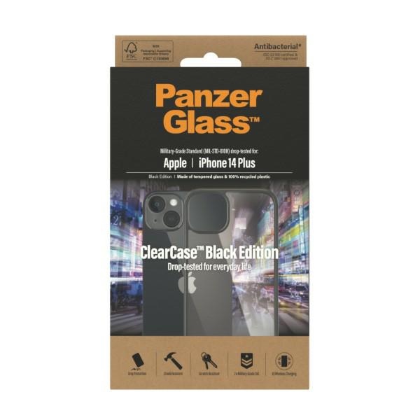 PanzerGlass iPhone 14 Plus / 15 Plus Case ClearCase, Transparent/Black
