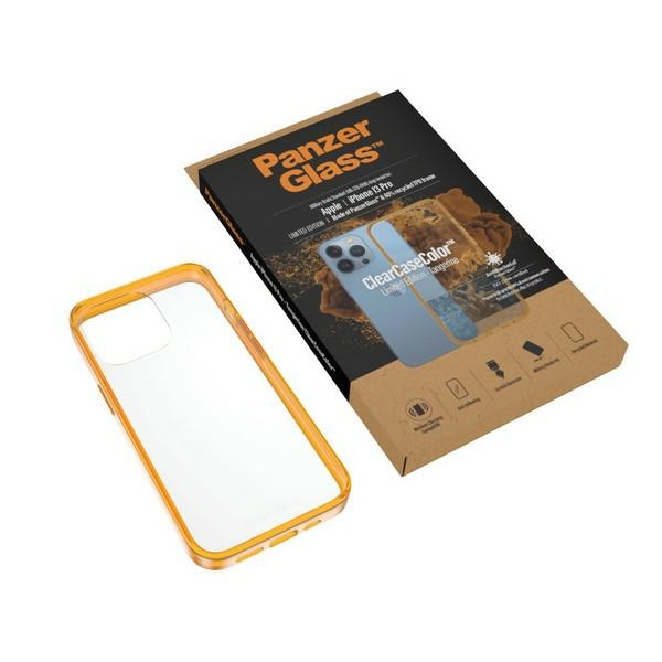 Apple iPhone 13 Pro 6.1\'\' PanzerGlass ClearCase Antibacterial Military Grade Certified Case Cover, Transparent and...