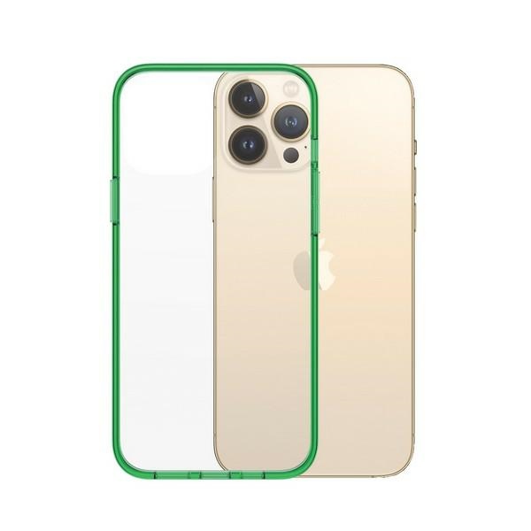 PanzerGlass ClearCase for iPhone 13 Pro Max Antibacterial, Transparent Green