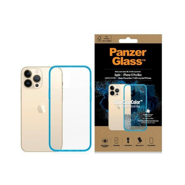Apple iPhone 13 Pro Max 6.7'' PanzerGlass ClearCase Antibacterial Military Grade Certified Case Cover, Transparent and...