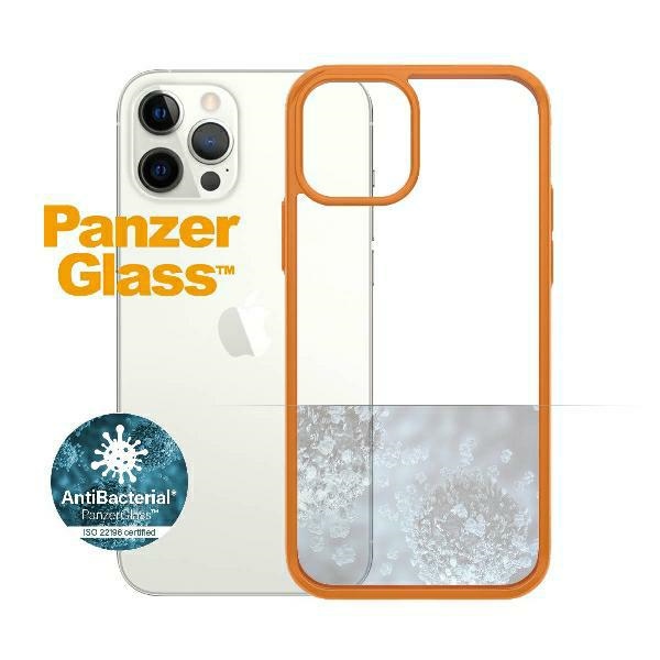 PanzerGlass iPhone 12 / 12 Pro Case ClearCase, Transparent Orange