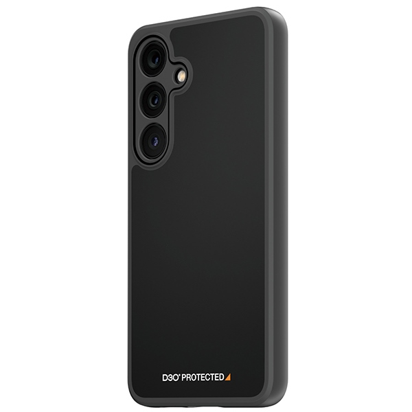 PanzerGlass HardCase with D3O® Bio and Military Grade Certification for Samsung Galaxy S24 - Transparent and Black