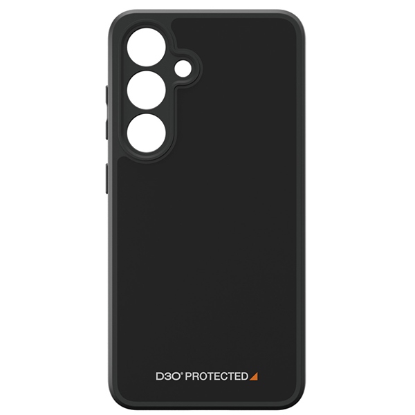 PanzerGlass HardCase with D3O® Bio and Military Grade Certification for Samsung Galaxy S24 - Transparent and Black