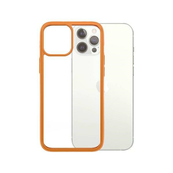 PanzerGlass ClearCase for iPhone 12 Pro Max, Transparent Orange