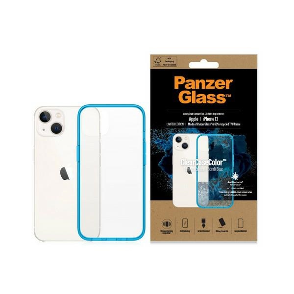 PanzerGlass iPhone 13 / 14 / 15 vāciņš ClearCase, caurspīdīgi zils