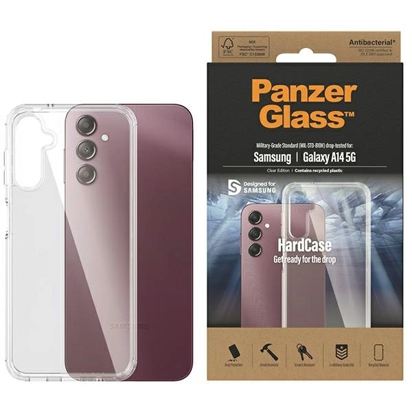 Samsung Galaxy A14 5G (SM-A146) / 4G (SM-A145F/DSN) PanzerGlass ClearCase Case Cover, Transparent