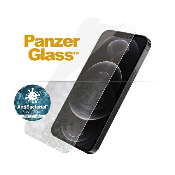 PanzerGlass Standard Super+ antibacterial tempered glass for iPhone 12 / 12 Pro