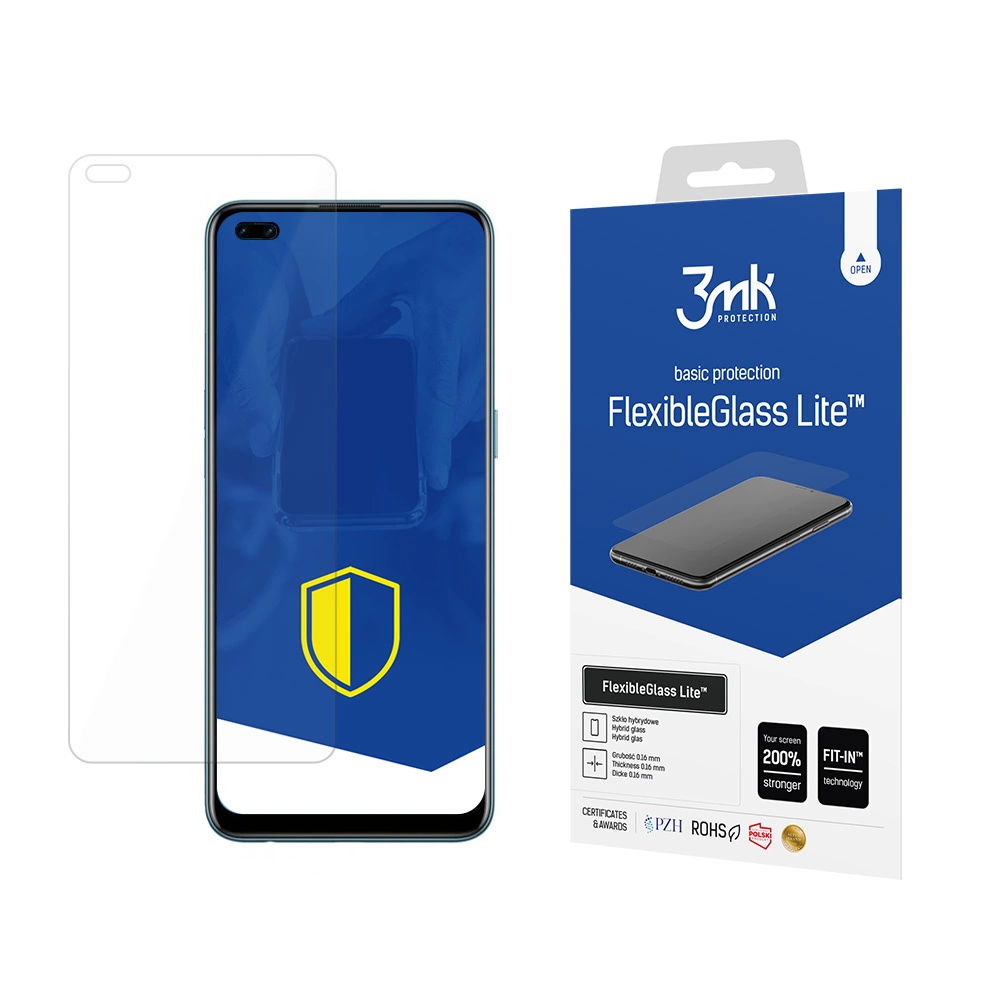 Oppo Reno 4 Lite 3MK Flexibleglass Lite Lokāms Aizsargstikls | Tempered Glass Screen Protector