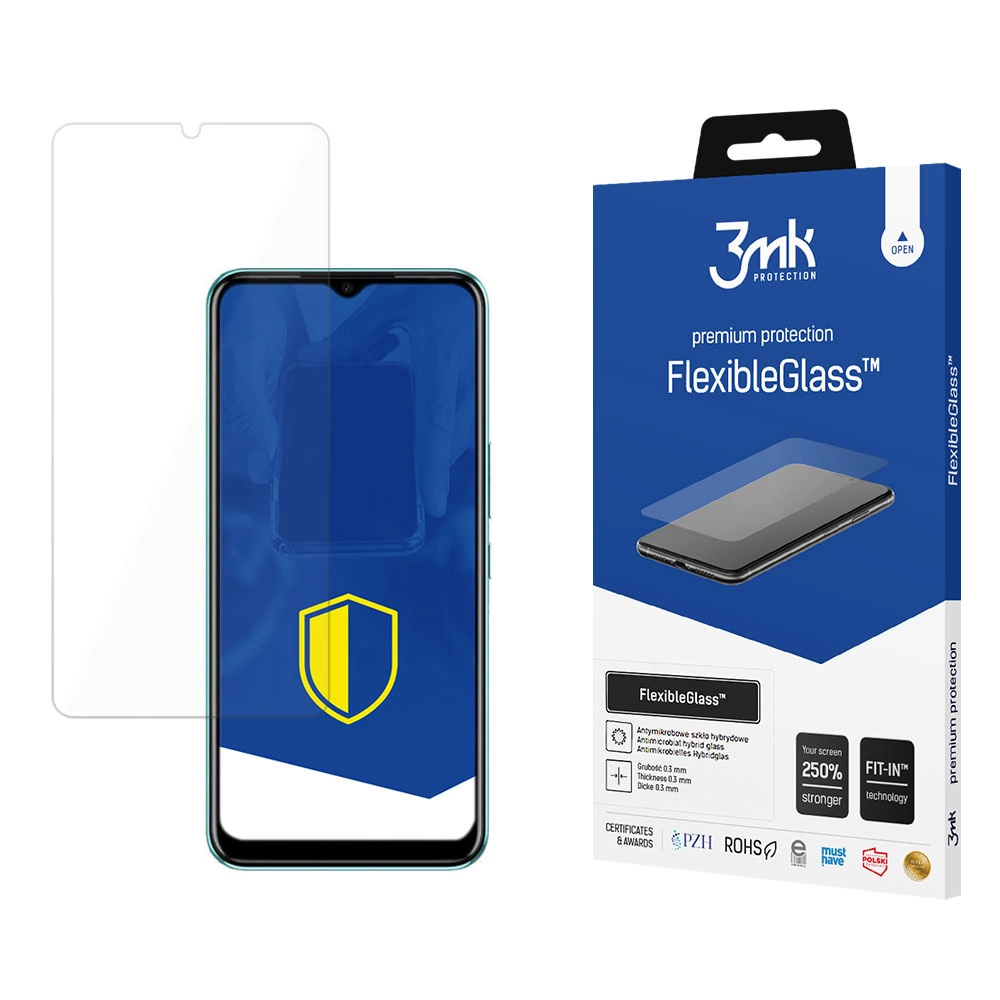 Tecno Spark 8 3MK Flexibleglass Tempered Glass Screen Protector