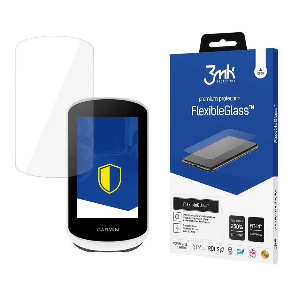 Garmin Edge Explore 2 3MK Flexibleglass Tempered Glass Screen Protector