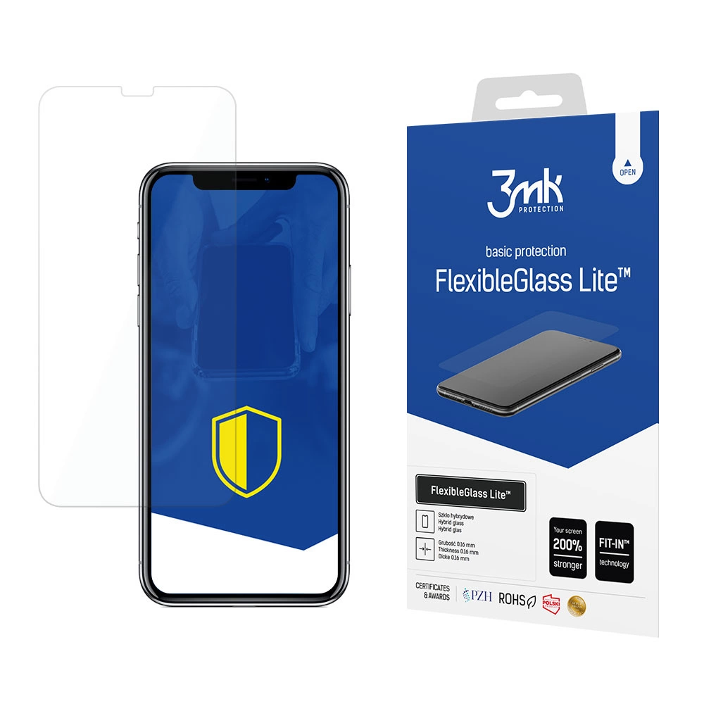 Apple iPhone X / Xs / 10 3MK Flexibleglass Lite Lokāms Aizsargstikls | Tempered Glass Screen Protector