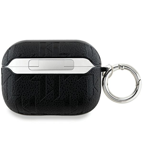 Karl Lagerfeld AirPods Pro 2 Case Monogram Karl & Choupette Head, Black