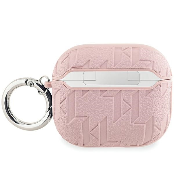 Karl Lagerfeld AirPods 3 Case Monogram Choupette Head, Pink