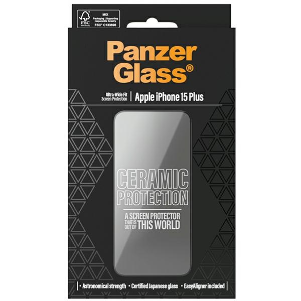 PanzerGlass Ceramic Protection Screen Protector for iPhone 15 Plus