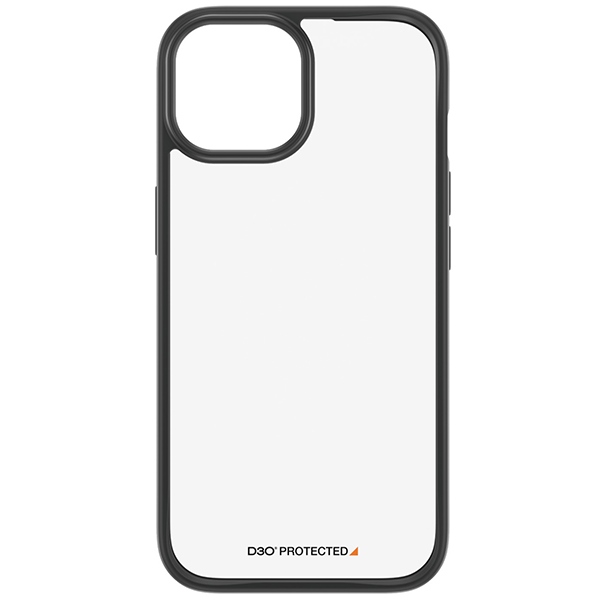 PanzerGlass ClearCase for iPhone 15 with D3O, Transparent / Black