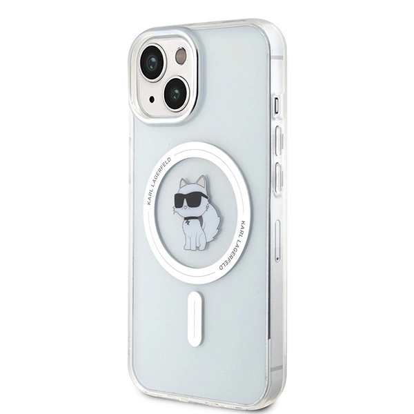 Apple iPhone 14 6.1\'\' Karl Lagerfeld IML Choupette MagSafe Cover Case, Transparent