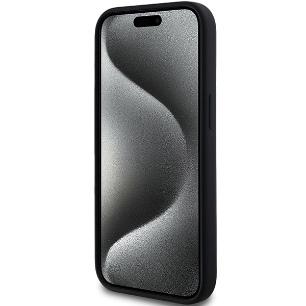 Apple iPhone 15 6.1\" Karl Lagerfeld Silicone Choupette Head MagSafe Case Cover, Black | Чехол Кейс...