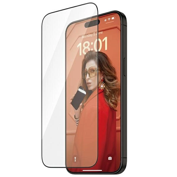 PanzerGlass Re:fresh stikls iPhone 15 Pro ar pozicionētāju | Glass for with positioner