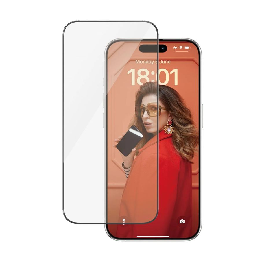 PanzerGlass Ultra-Wide Fit rūdīts stikls ar pozicionētāju iPhone 15 Pro tālrunim | tempered glass with positioner...