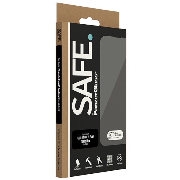 SAFE by PanzerGlass Ultra-Wide Fit Tempered Glass for iPhone 14 Plus / 13 Pro Max